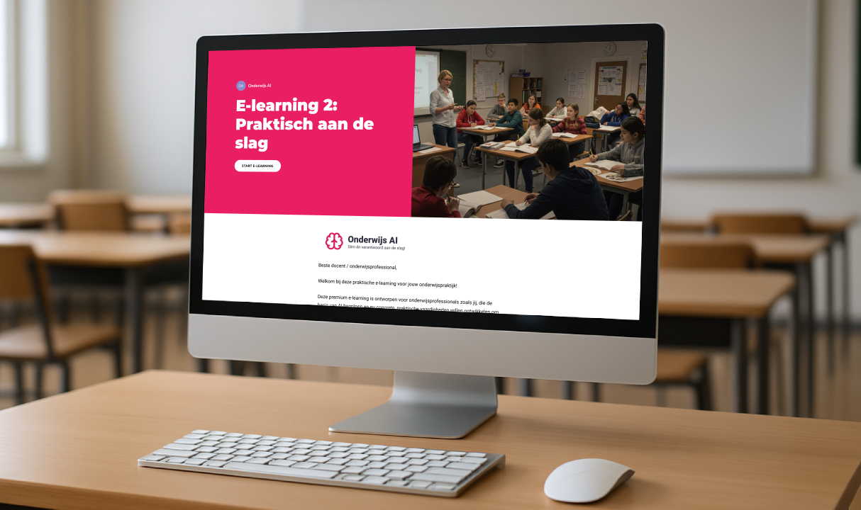 E-learning AI voor docenten
